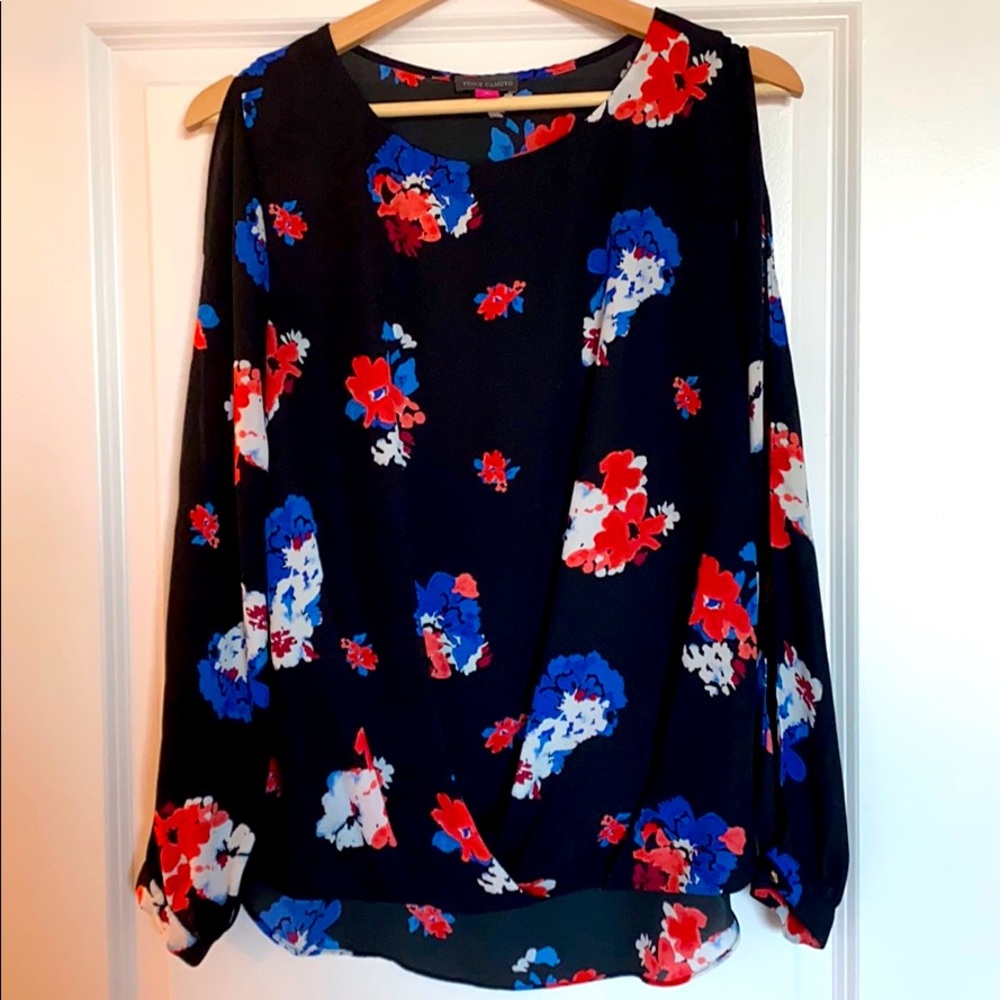 Vince Camino cold-sleeve top